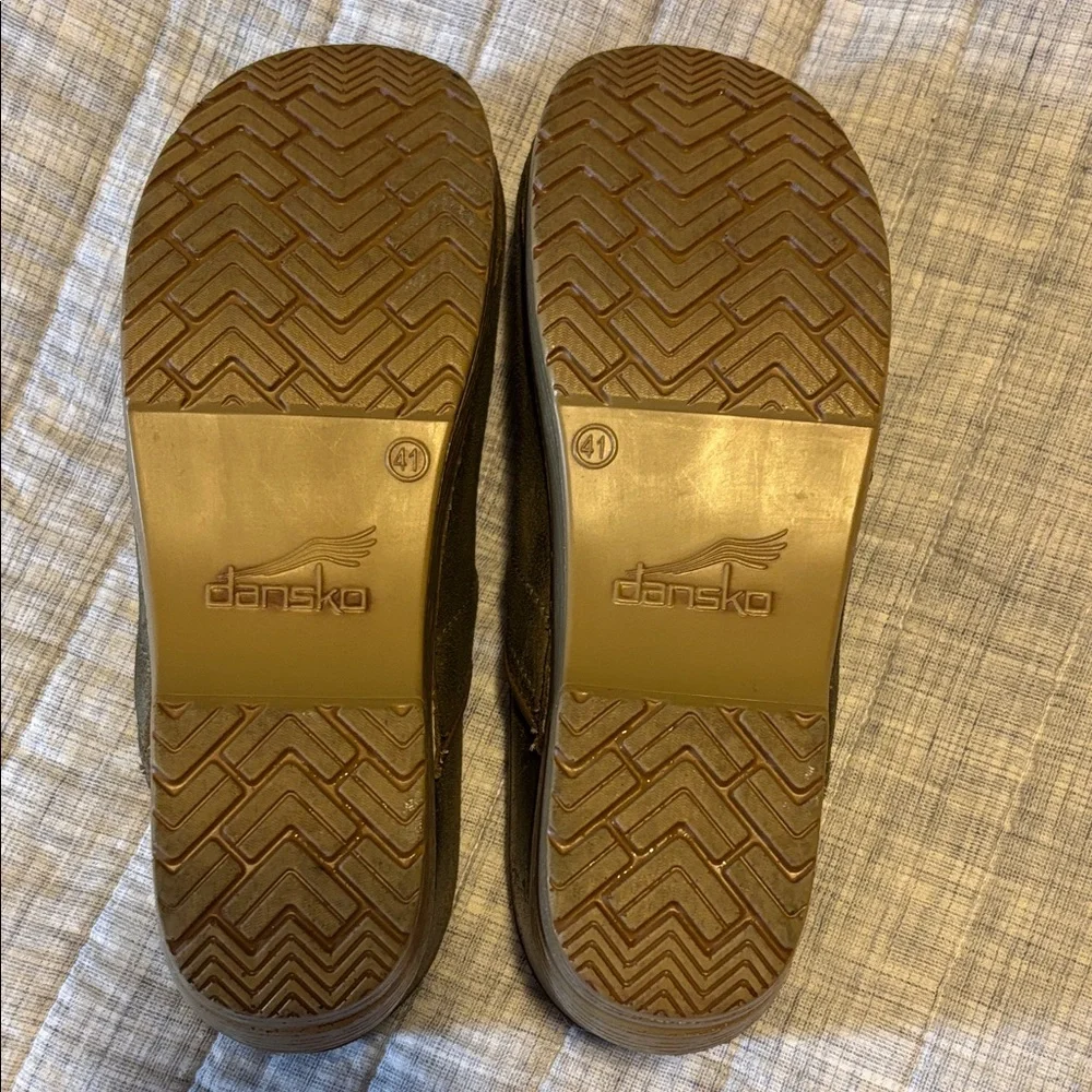 Dansko Olive Green Slip-On Clogs size 41 - Picture 4 of 4